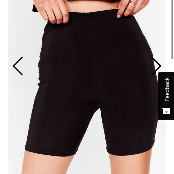NWOT NASTYGAL BIKE SHORTS - Picture 1 of 5